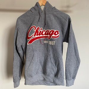 Grey Chicago Hoodie